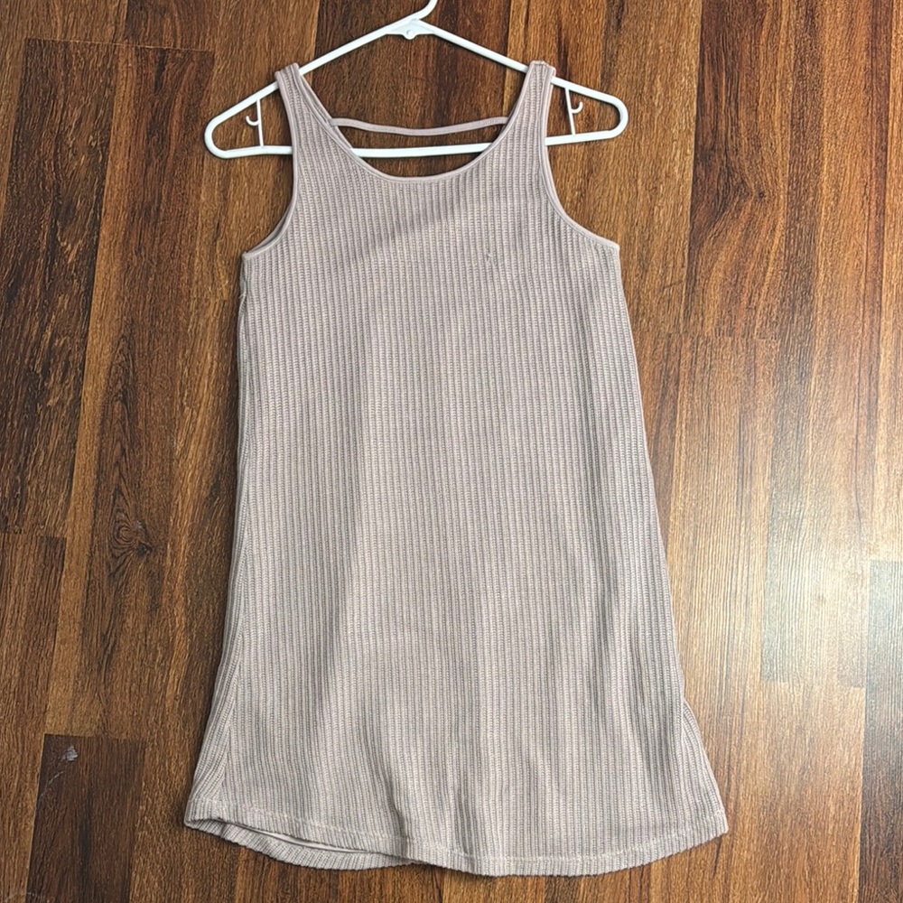 Ribbed Tank Dress